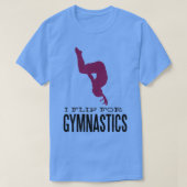 Gymnastiek ik draai om gymnastiek 7 t-shirt (Design voorkant)