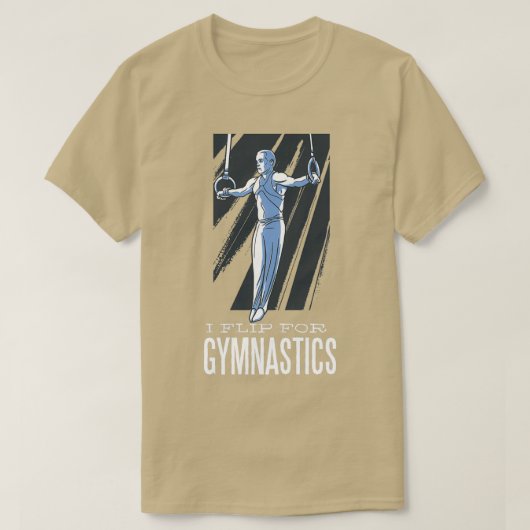 Gymnastiek ik draai voor gymnastiek 2 t-shirt (Design voorkant)