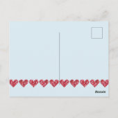 Gymnastiek is beter bij vrienden briefkaart (Achterkant)