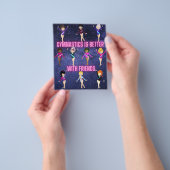 Gymnastiek is beter bij vrienden flyer (Hand)