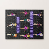 Gymnastiek is beter bij vrienden legpuzzel (Horizontaal)