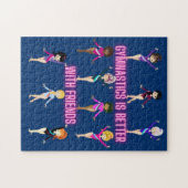 Gymnastiek is beter bij vrienden legpuzzel (Horizontaal)