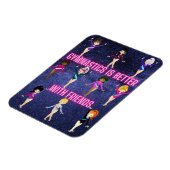 Gymnastiek is beter bij vrienden magneet (Linkerzijde)