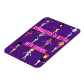 Gymnastiek is beter bij vrienden magneet (Linkerzijde)