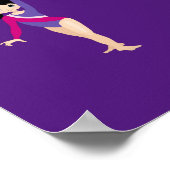 Gymnastiek is beter bij vrienden poster (Hoek)