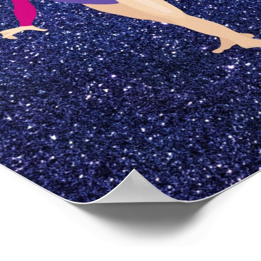 Gymnastiek is beter bij vrienden poster (Hoek)