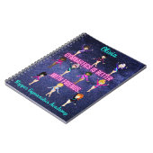 Gymnastiek is beter met gepersonaliseerde vrienden notitieboek (Linkerzijde)