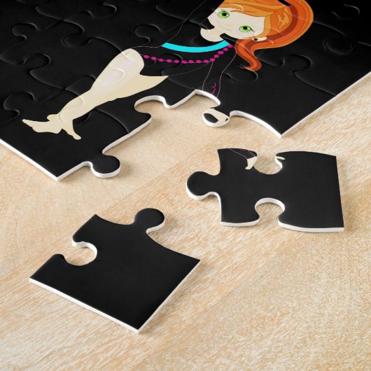 Gymnastiek is beter met vrienden gymnastiek team legpuzzel (Zijkant)