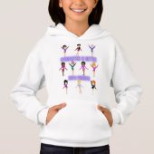 Gymnastiek is beter met vrienden Hoodie (Voorkant)