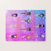 Gymnastiek is beter met vrienden Mega Sparkle Legpuzzel (Horizontaal)