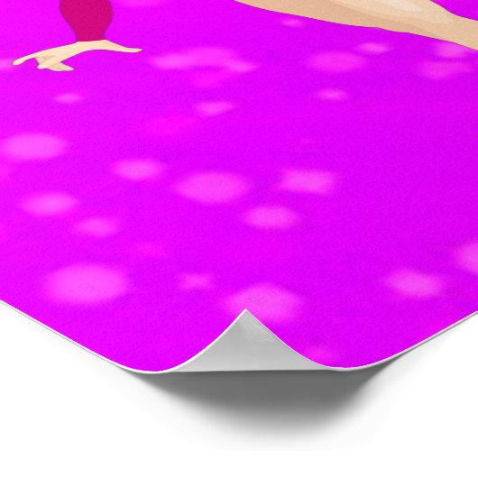 Gymnastiek is beter met vriendjes poster (Hoek)