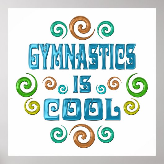 Gymnastiek is Cool Poster (Voorkant)