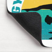 Gymnastiek is het Blauwgroen leven van de mooie Su Muismat (Hoek)