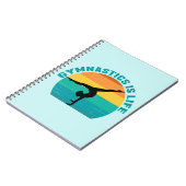 Gymnastiek is het Blauwgroen leven van de mooie Su Notitieboek (Linkerzijde)