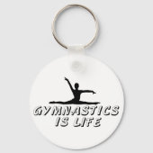 Gymnastiek is leven sleutelhanger (Voorkant)