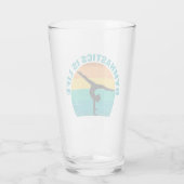 Gymnastiek is Life Cool Sunset Gymnast Glas (Achterkant)