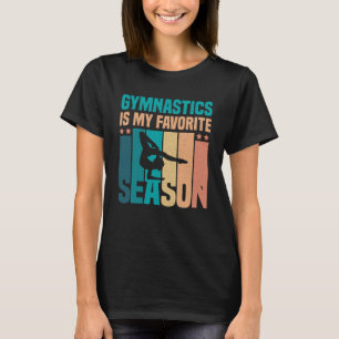 Gymnastiek is mijn favoriete snor uit de seizoensp t-shirt