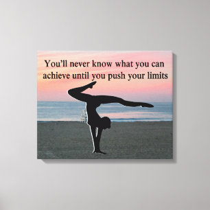 GYMNASTIEK IS MIJN LEVEN CANVAS AFDRUK