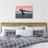 GYMNASTIEK IS MIJN LEVEN CANVAS AFDRUK (Insitu (Slaapkamer))