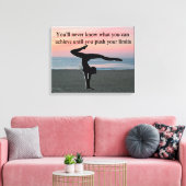 GYMNASTIEK IS MIJN LEVEN CANVAS AFDRUK (Insitu (Woonkamer))