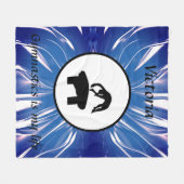 Gymnastiek is mijn leven - Custom Gymnast Vault Fleece Deken (Voorkant (Horizontaal))