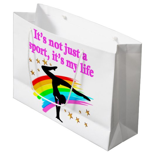 GYMNASTIEK IS MIJN LEVEN GROOT CADEAUZAKJE (Voorkant Gekanteld)