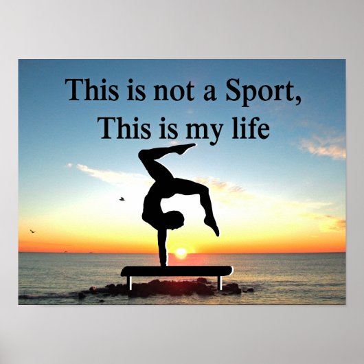 GYMNASTIEK IS MIJN LEVEN POSTER (Voorkant)