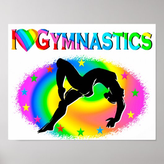 GYMNASTIEK IS MIJN LEVEN POSTER (Voorkant)