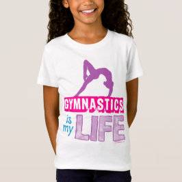 Gymnastiek is mijn leven t-shirt