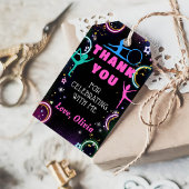 Gymnastiek Jump Spelen Verjaardag Dank u Cadeaulabel