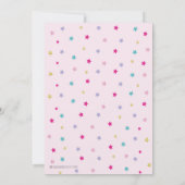 Gymnastiek Jump Verjaardagsfeest Kaart (Achterkant)