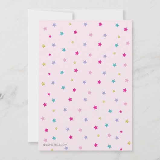 Gymnastiek Jump Verjaardagsfeest Kaart (Achterkant)