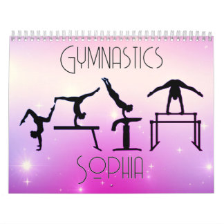 Gymnastiek Kalender Roze Paarse Ombre
