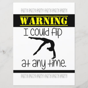 Gymnastiek kan ik altijd uitnodigen kaart