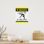 Gymnastiek kan ik op elk moment Poster draaien (Keuken)