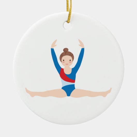 Gymnastiek Keramisch Ornament (Voorkant)