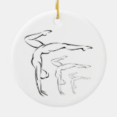 Gymnastiek Keramisch Ornament (Achterkant)