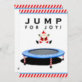 gymnastiek Kerstkaarten Feestdagenkaart (Voorkant / Achterkant)