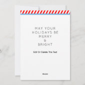 gymnastiek Kerstkaarten Feestdagenkaart (Achterkant)