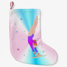 Gymnastiek - kerststop voor meisjes kleine kerstsok