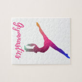 Gymnastiek Kickover Pastel Roze Paarse blauw Legpuzzel (Horizontaal)
