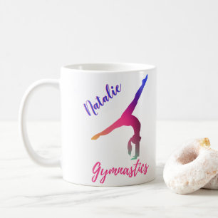 Gymnastiek Kickover Roze Paarse Gepersonaliseerd Koffiemok