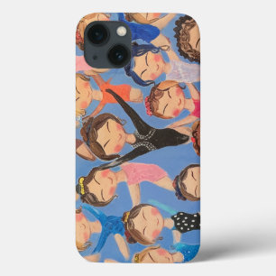 Gymnastiek kleurrijk patroon cadeau Case-Mate iPhone case