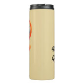 Gymnastiek Kleurrijke achtergrond Gymnast personal Thermosbeker (Achterkant)