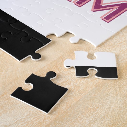 Gymnastiek Koningin Beam Silver Stars Legpuzzel (Zijkant)