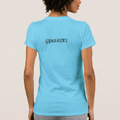 Gymnastiek korte T-shirt. T-shirt (Achterkant)