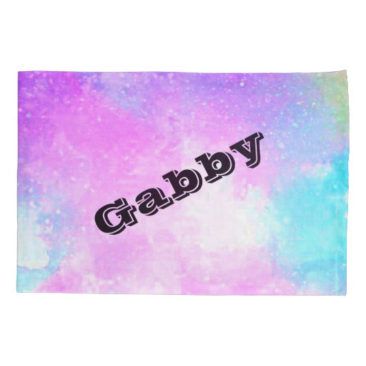 Gymnastiek Kruiswoordraadsels Hologram Kussensloop (Achterkant)