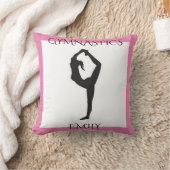 Gymnastiek kussen met persoonlijke naam. (Deken)
