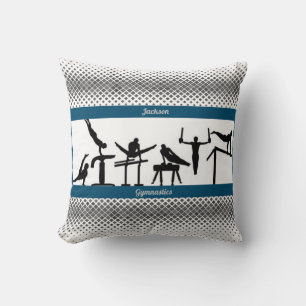 Gymnastiek Kussen voor Jongens met Zijn Naam
