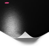 Gymnastiek Leap Pink Glitter Foto Afdruk (Hoek)